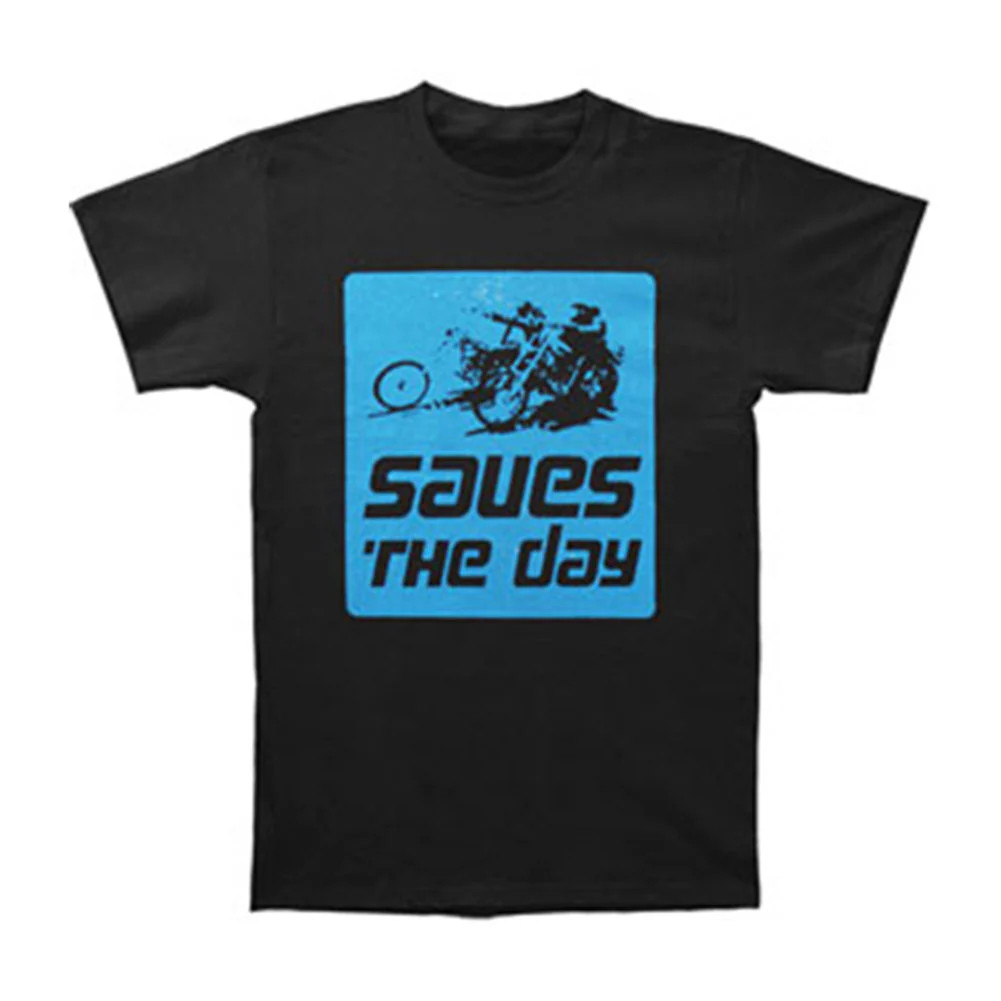 Saves The Day Vintage Emo Pop Punk Band Black Music Graphic T-Shirt