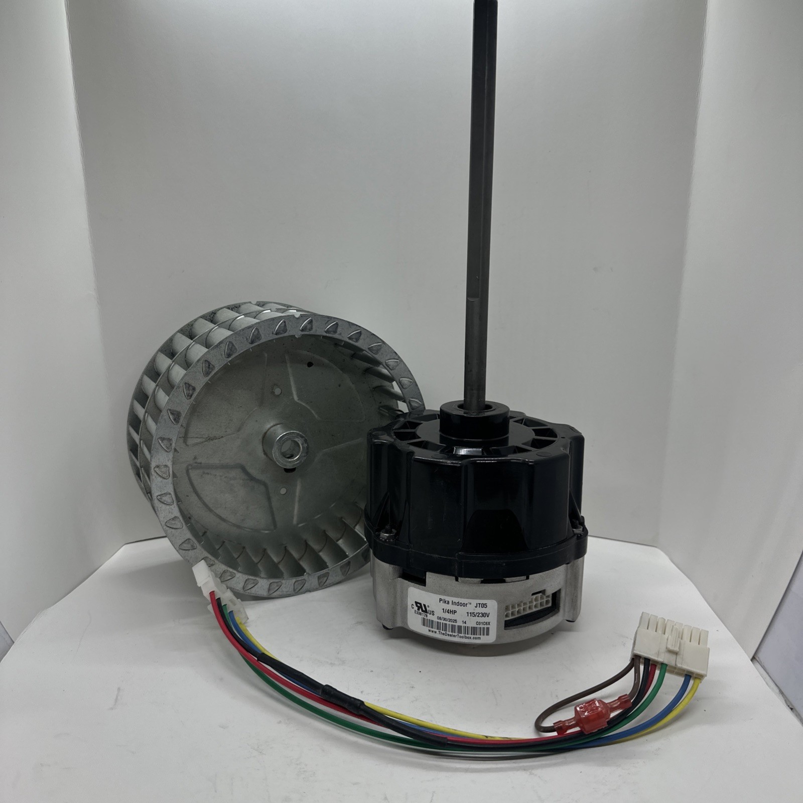 Genteq PIKA JT05 1/4HP ECM Fan Motor 400-1800 RPM, 115/230VAC, 1/2 Genteq PIKA JT05 1/4HP ECM Fan Motor 400-1800 RPM, 115/230VAC, 1/2