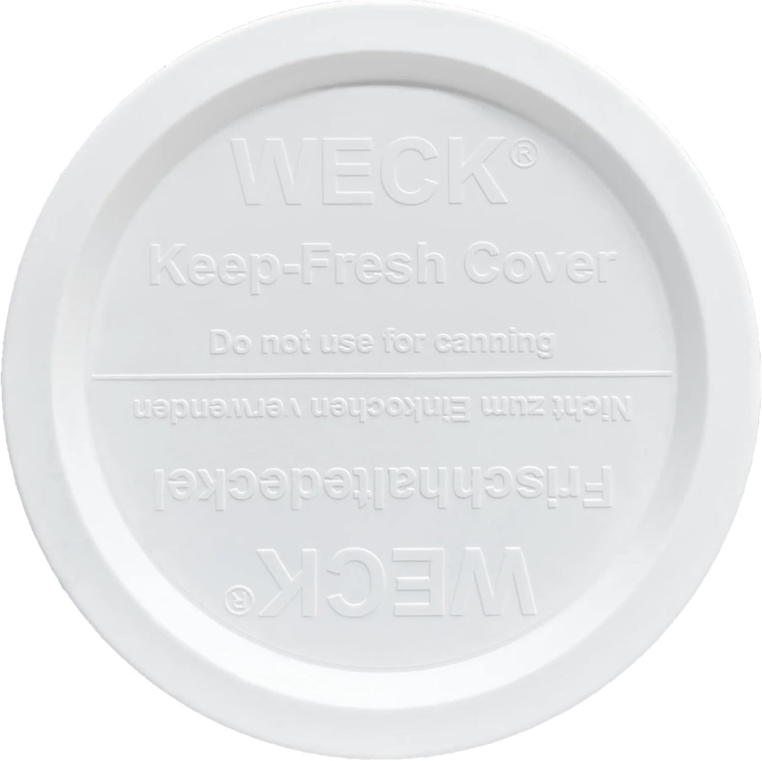 Weck Extra Large Jar 5 Pack Keep Fresh Plastic LIDS, 5 Pack (X-Large = 4.7\',