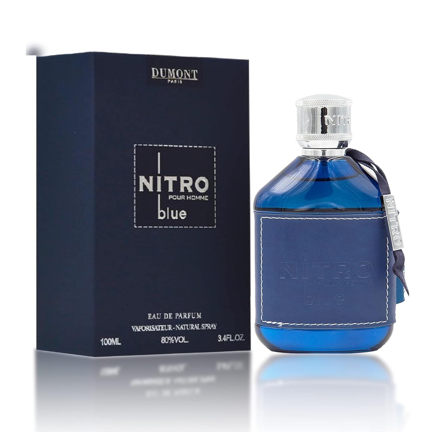 Dumont Nitro Blue - Fresh Aquatic Floral Woody Fragrance 3.4oz EDP Men Lasting Dumont Nitro Blue - Fresh Aquatic Floral Woody Fragrance 3.4oz EDP Men Lasting