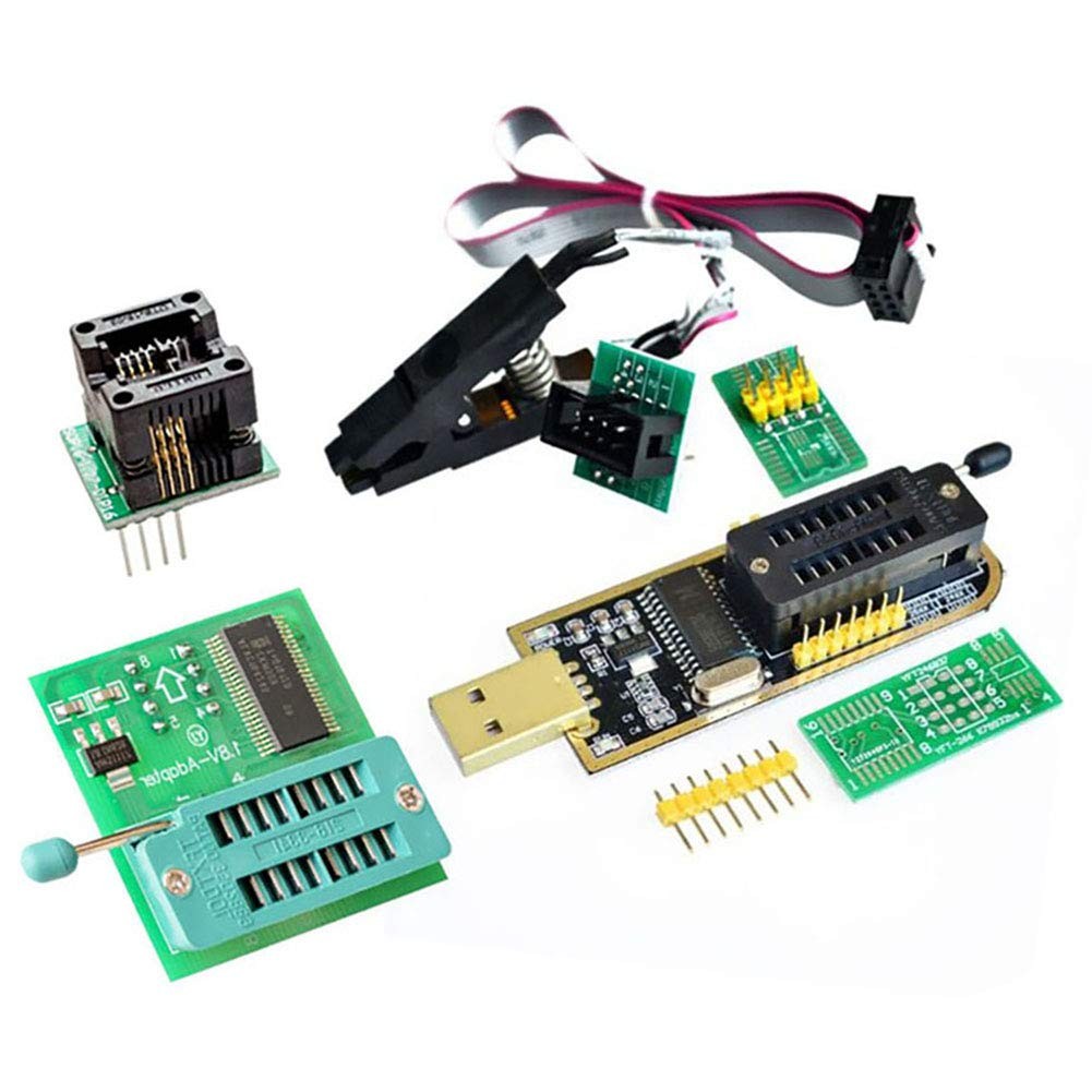 AiTrip CH341A EEPROM Programmer USB SOIC8 Clip Adapter Tool Burner Writer