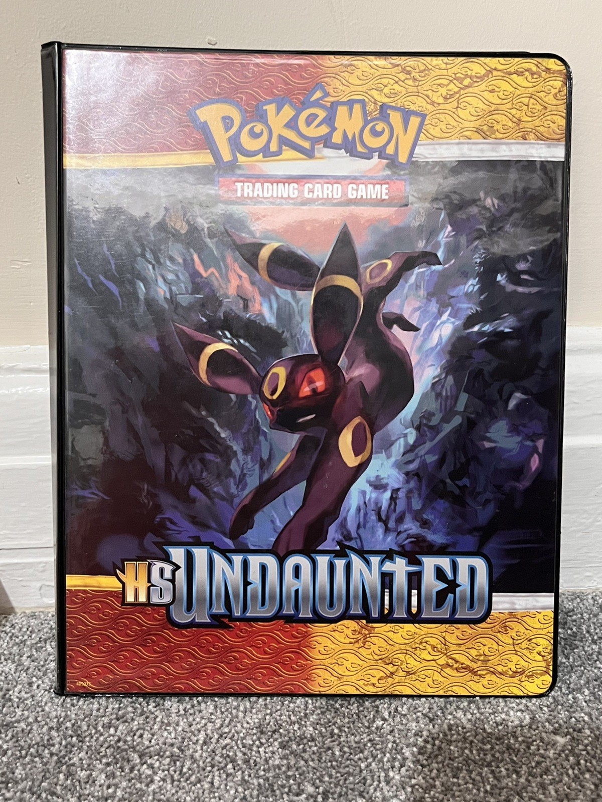 Pokemon Official HS Undaunted Ultra Pro 9 Pocket Album Rare Vintage Umbreon Pokemon Official HS Undaunted Ultra Pro 9 Pocket Album Rare Vintage Umbreon