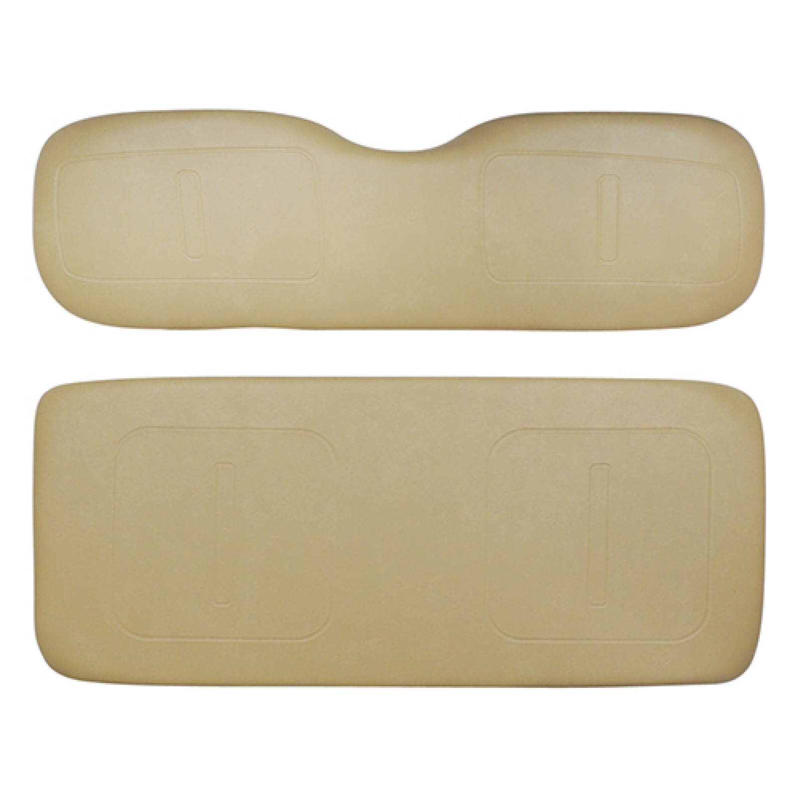 Cushion Set For E-Z-GO TXT 1996 and newer Tan Golf Carts; SEAT-011T