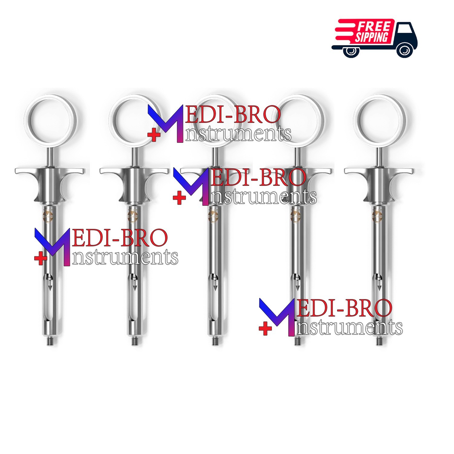 5 Pcs Septodont N2210 Eco Self Aspirating Dental Syringe Winged Ergonomic 5 Pcs Septodont N2210 Eco Self Aspirating Dental Syringe Winged Ergonomic