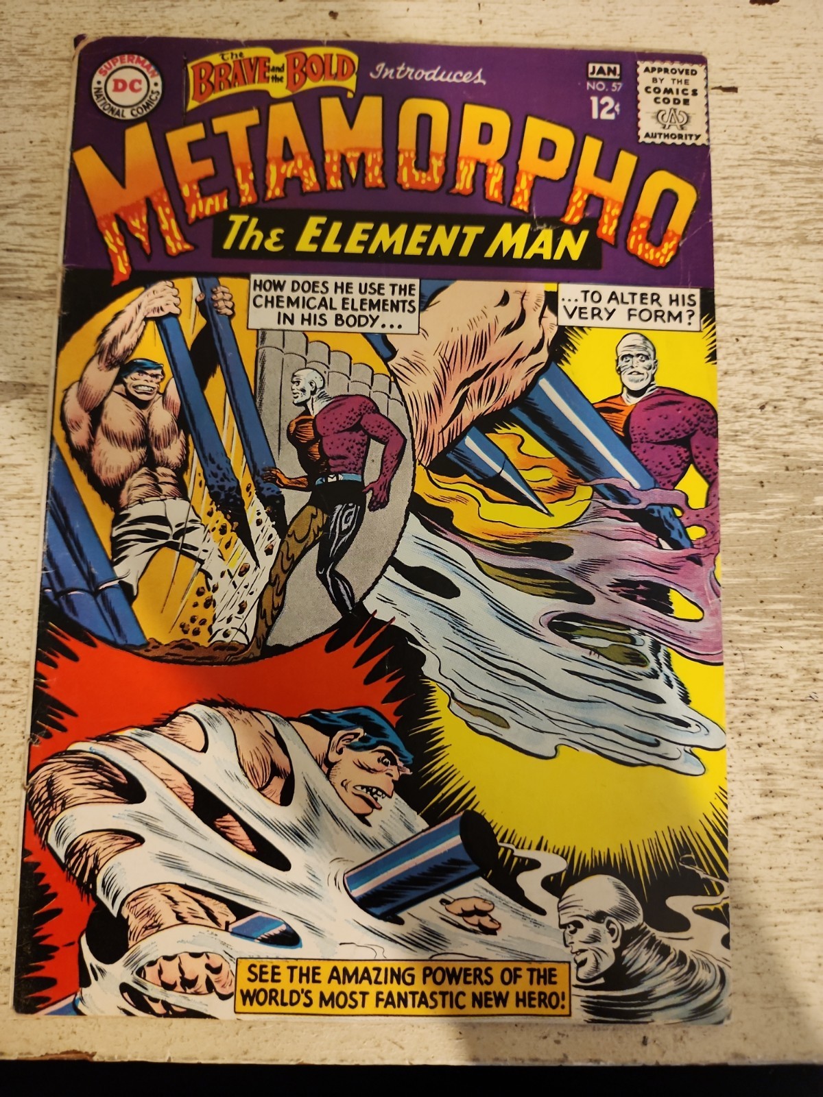 The Brave and the Bold #57 (DC Comics (1965) First appearance Of METAMORPHO   