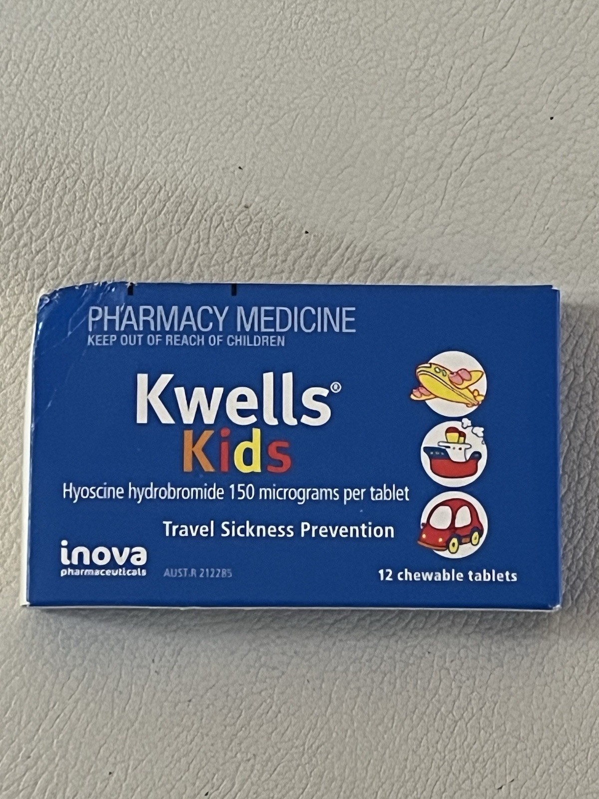 Kwells Kids Tablets Pack of 12 - Exp 05/2027 Kwells Kids Tablets Pack of 12 - Exp 05/2027