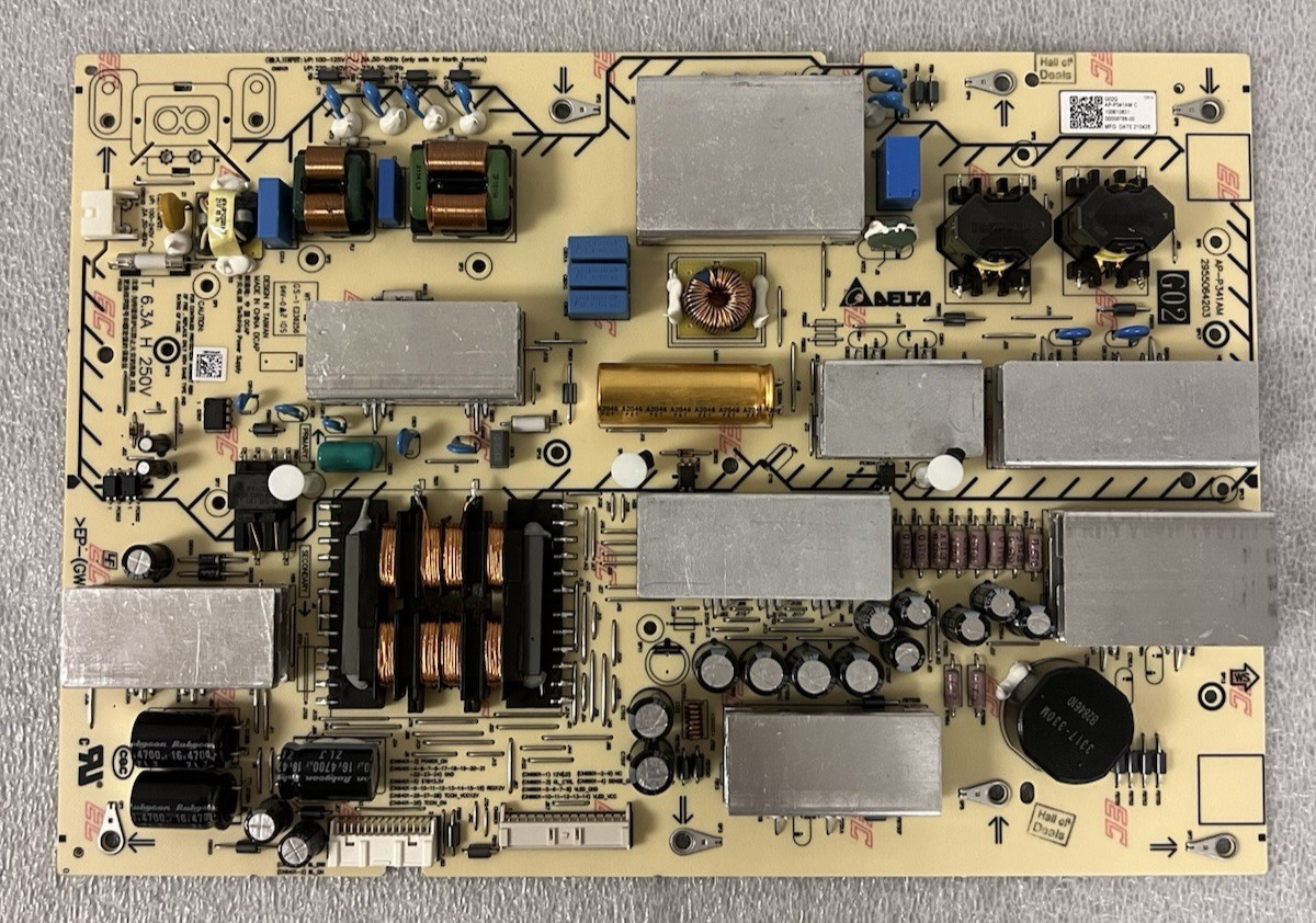 Genuine Sony 1-006-108-31 G02Q Power Supply Board for XR-65X95J 100610831 Genuine Sony 1-006-108-31 G02Q Power Supply Board for XR-65X95J 100610831