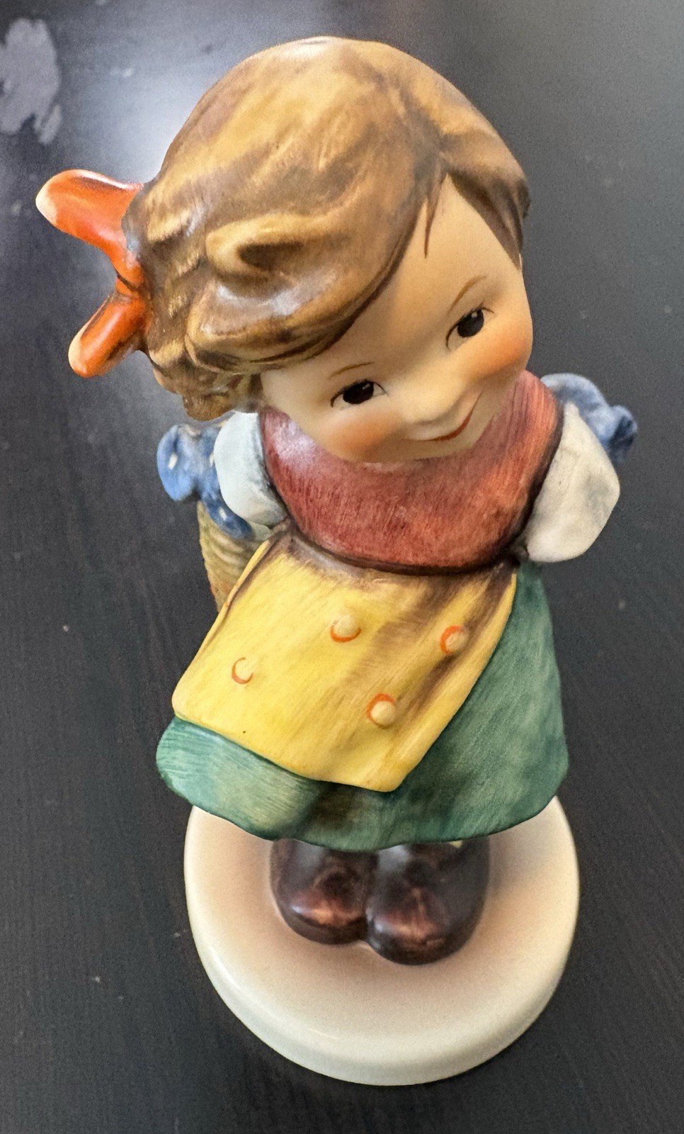 Goebel Hummel West Germany Bashful Girl Painted Porcelain Figurine 1977 Vintage Goebel Hummel West Germany Bashful Girl Painted Porcelain Figurine 1977 Vintage