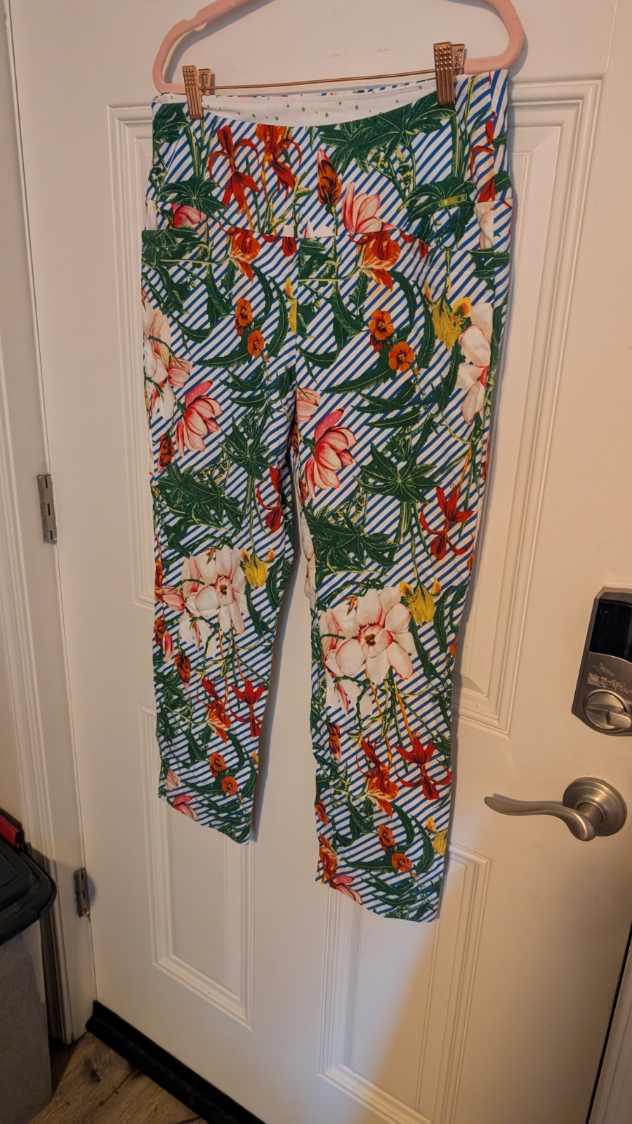 Swing Color Tropical Style Print Golf Pant Size Extra Large Swing Color Tropical Style Print Golf Pant Size Extra Large