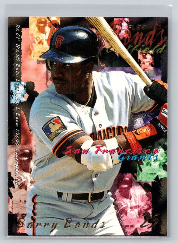 1995 Fleer Base Set #574 Barry Bonds 1995 Fleer Base Set #574 Barry Bonds