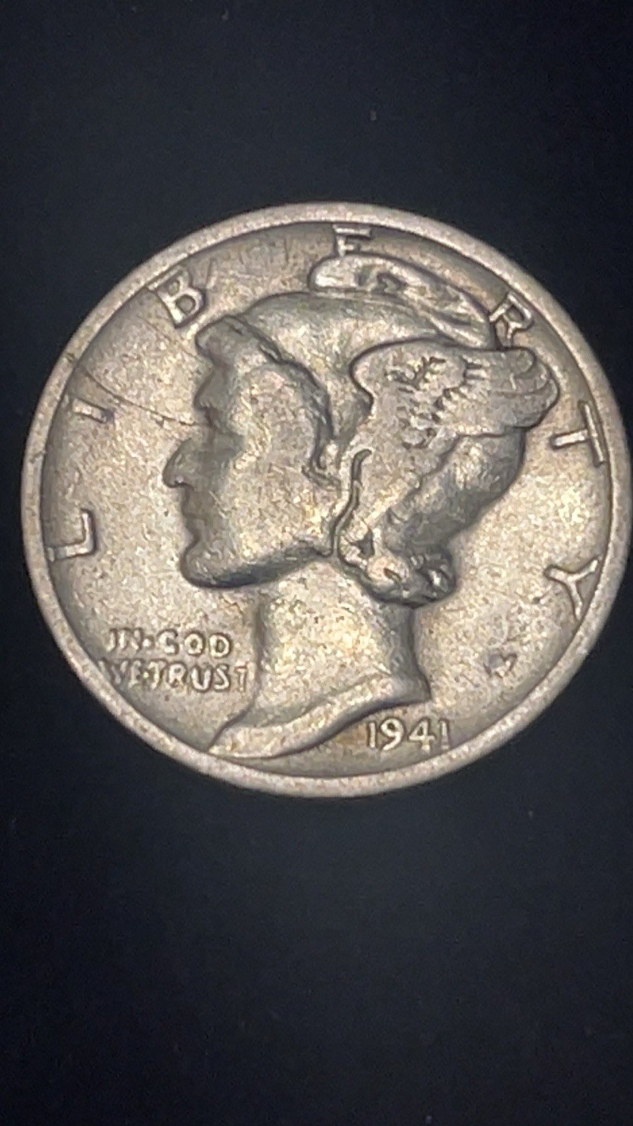 1941-S Mercury Dime 10c San Francisco Mint 90% Silver