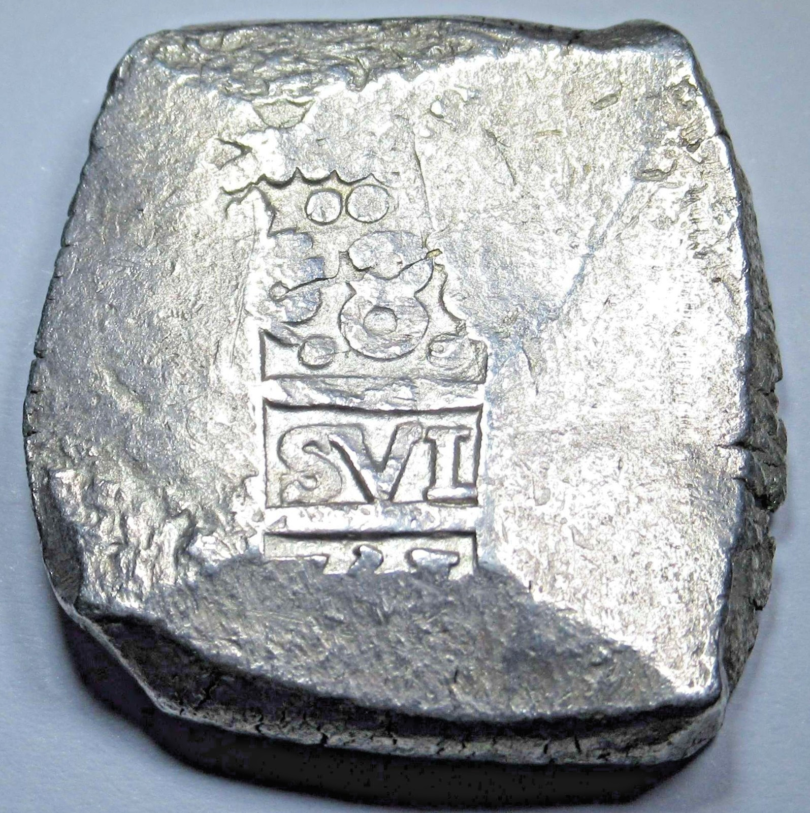 1751 XF-AU Last Year Key Spanish Peru 8 Reales Colonial 1700\'s Cob 8R Coin