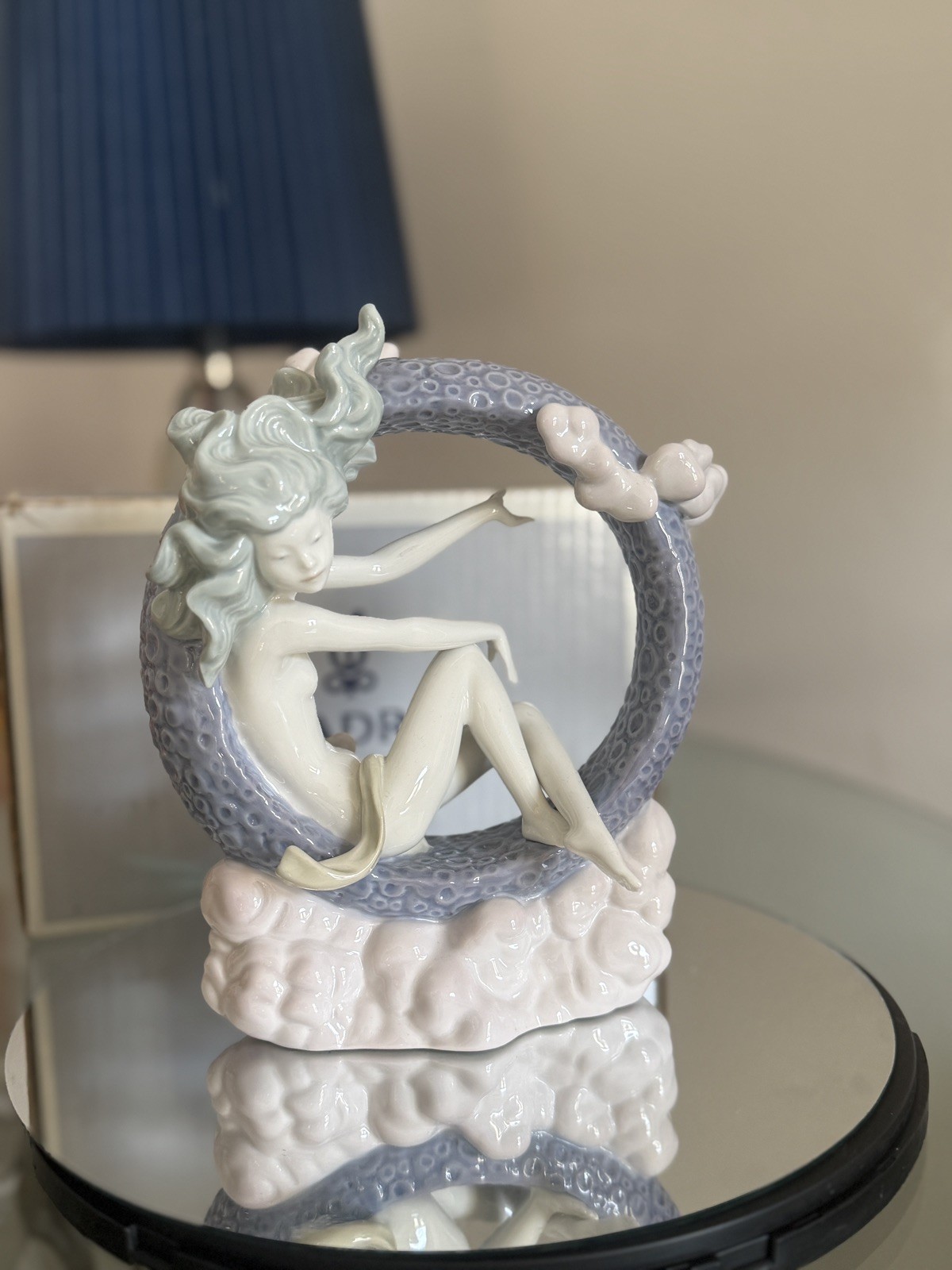Lladro 1438 Full Moon Retired 1988 Porcelain Figurine Spain MINT Lladro 1438 Full Moon Retired 1988 Porcelain Figurine Spain MINT