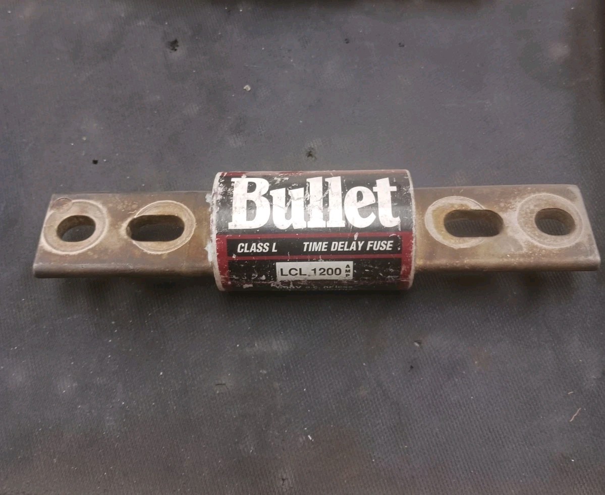 EDISON/BULLET LCL 1200 FUSE 1200A 600V EDISON/BULLET LCL 1200 FUSE 1200A 600V