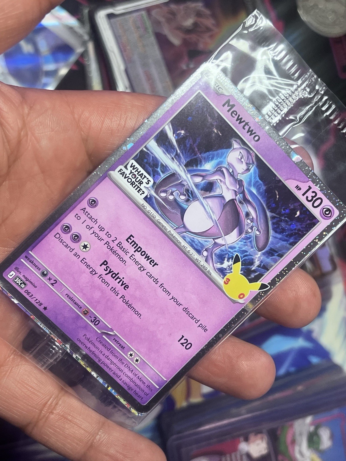 The Pokémon Company Mewtwo 052 SV Scarlet & Violet Promo Holo 130 HP English