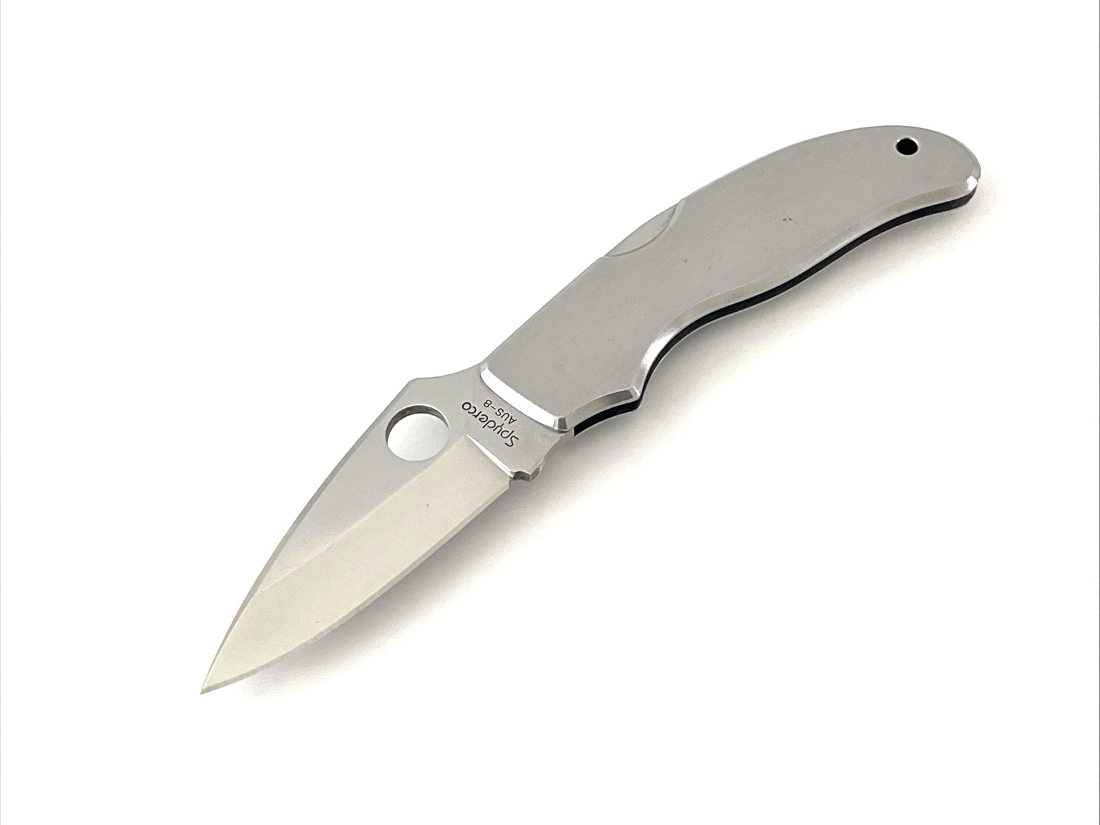Spyderco C52P Calypso Jr. Folding Knife AUS-8 Stainless Handle Japan 1997-2001