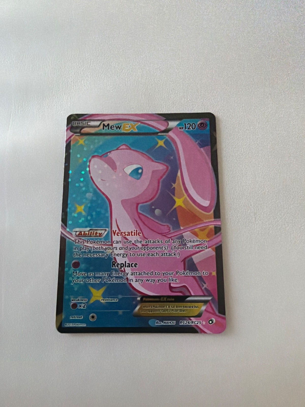 Mew EX (Full Art) RC24/RC25 Legendary Treasures: Radiant Collection Holo