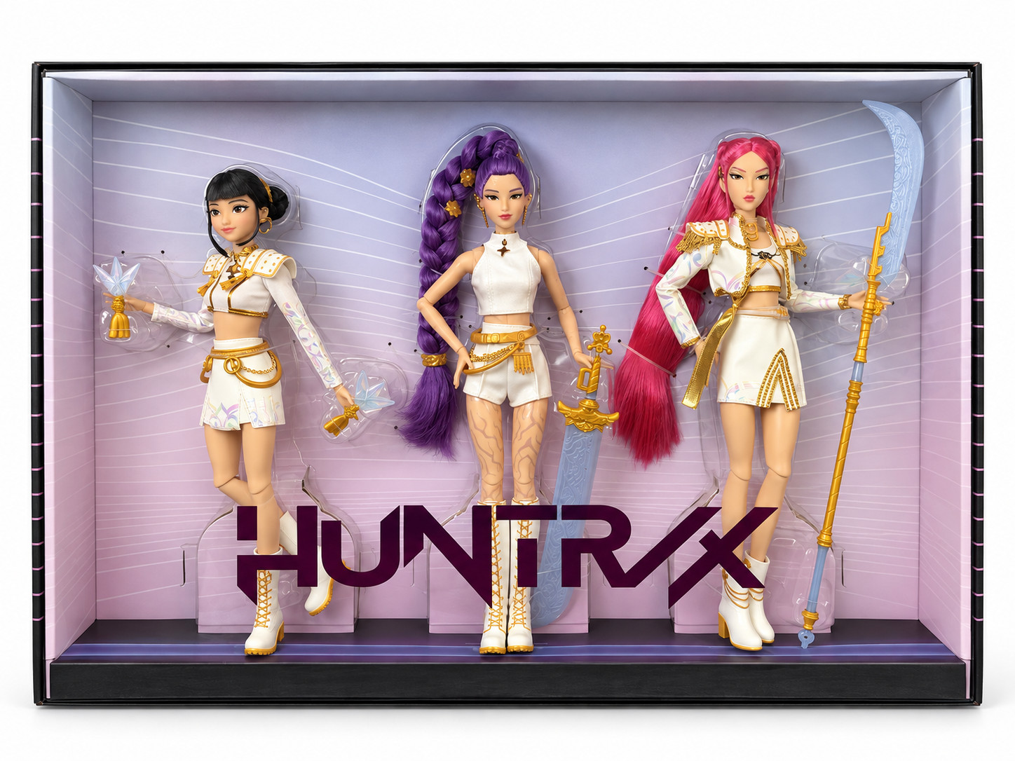 Mattel KPop Demon Hunters HUNTR/X Rumi Mira Zoey 3-Pack JRN62 Exclusive NEW