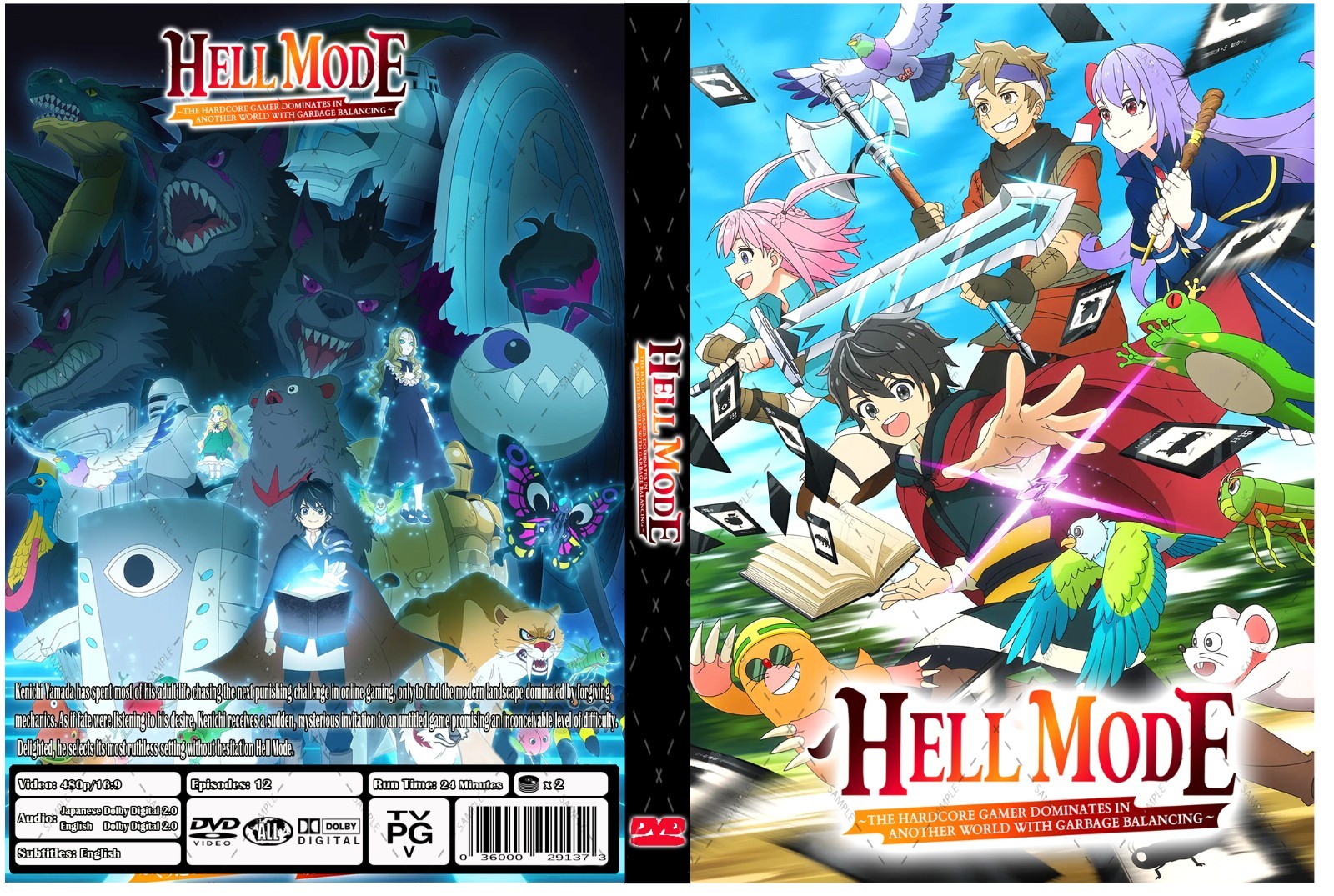 Hell Mode: The Hardcore Gamer Dominates.. Anime Serie Ep 1-12 Dual Audio Eng/Jpn