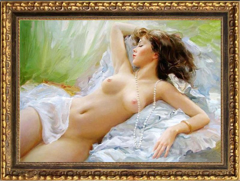Handmade Old Master-Art Antique Oil Painting Women girl on canvas 24 Handmade Old Master-Art Antique Oil Painting Women girl on canvas 24