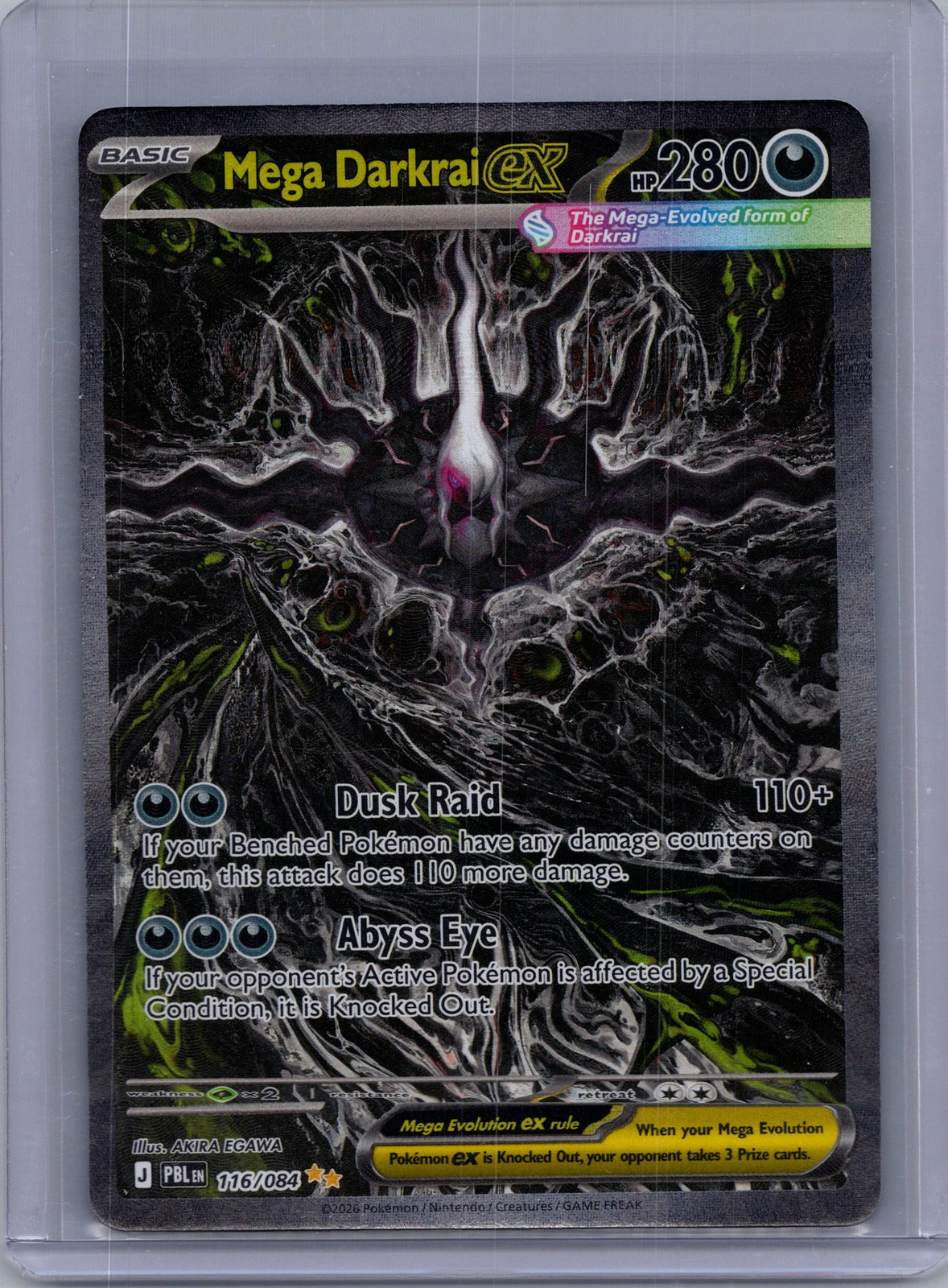2026 Pitch Black Mega Darkrai EX SIR #116/84 2026 Pitch Black Mega Darkrai EX SIR #116/84