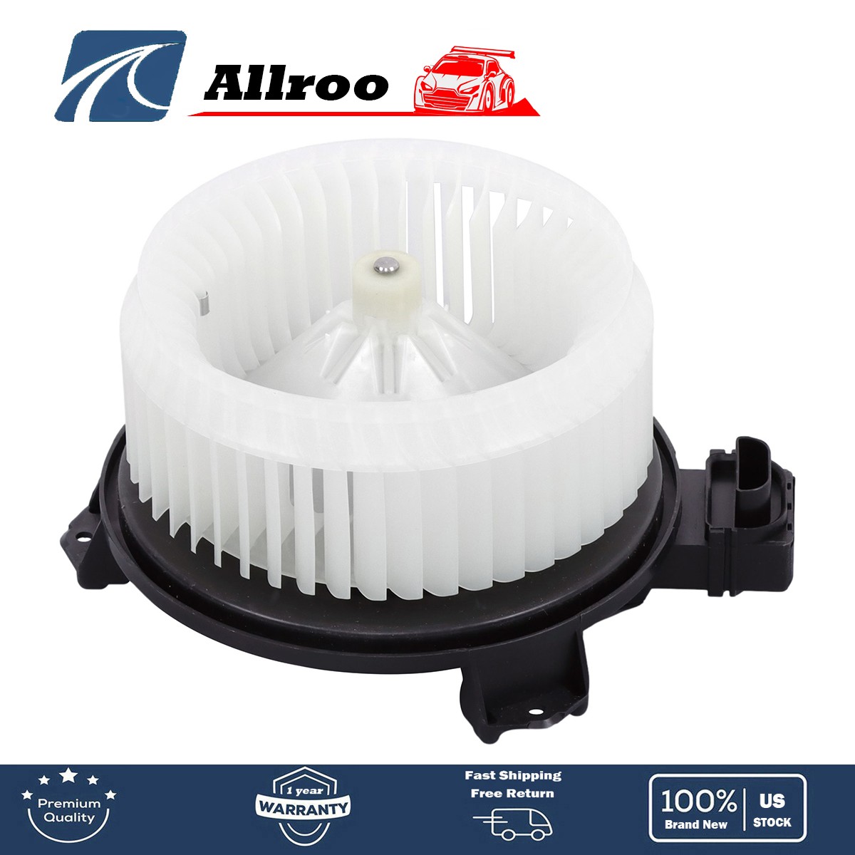 A/C Heater Blower Motor w/Fan Cage for Honda Civic 2006-11 Jeep Wrangler 2007-10