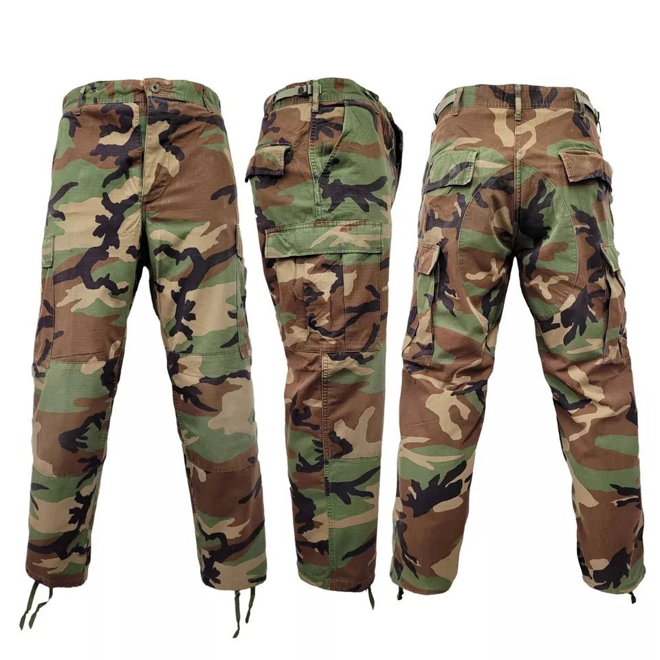 USGI M81 Woodland BDU Pants Medium Regular Military Surplus Camo Trousers