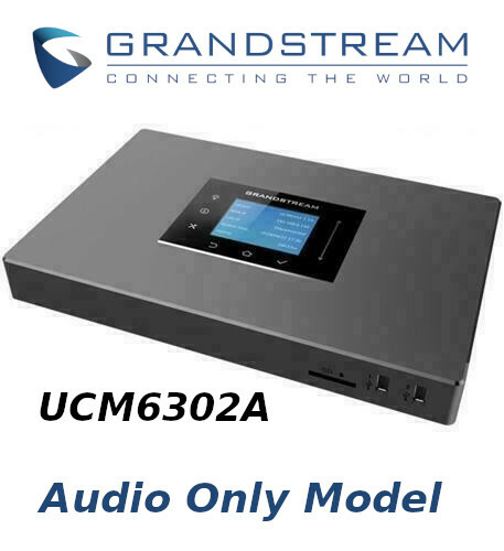 Grandstream UCM6302A IP PBX 2 FXO 2 FXS Appliance 500 Users AUDIO ONLY Grandstream UCM6302A IP PBX 2 FXO 2 FXS Appliance 500 Users AUDIO ONLY