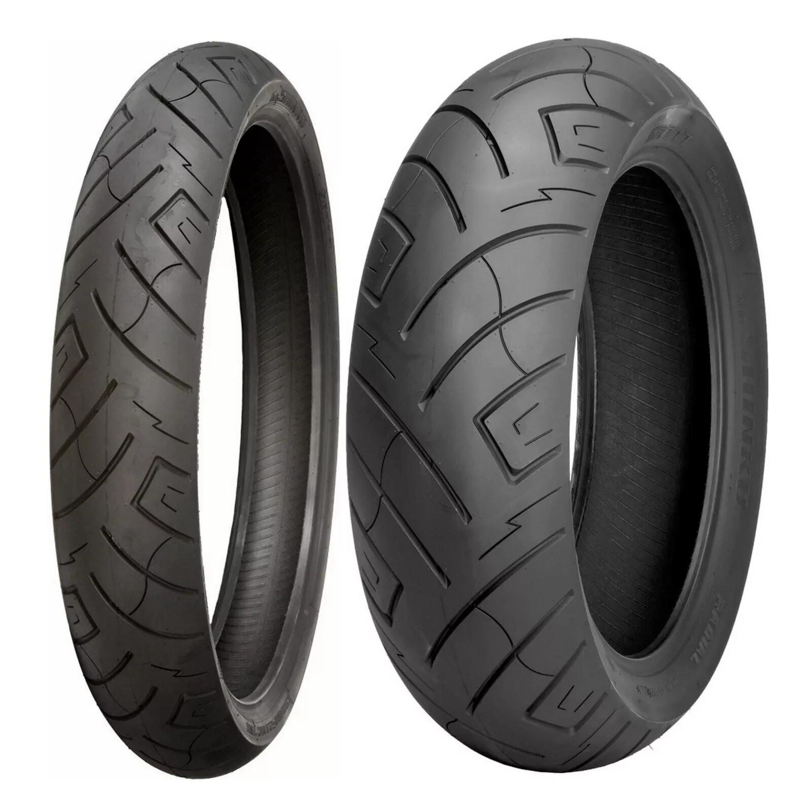 Shinko 80/90-21 & 200/55R17 777 Tire Set For 07-10 Harley-Davidson FXST/B/C/S Shinko 80/90-21 & 200/55R17 777 Tire Set For 07-10 Harley-Davidson FXST/B/C/S