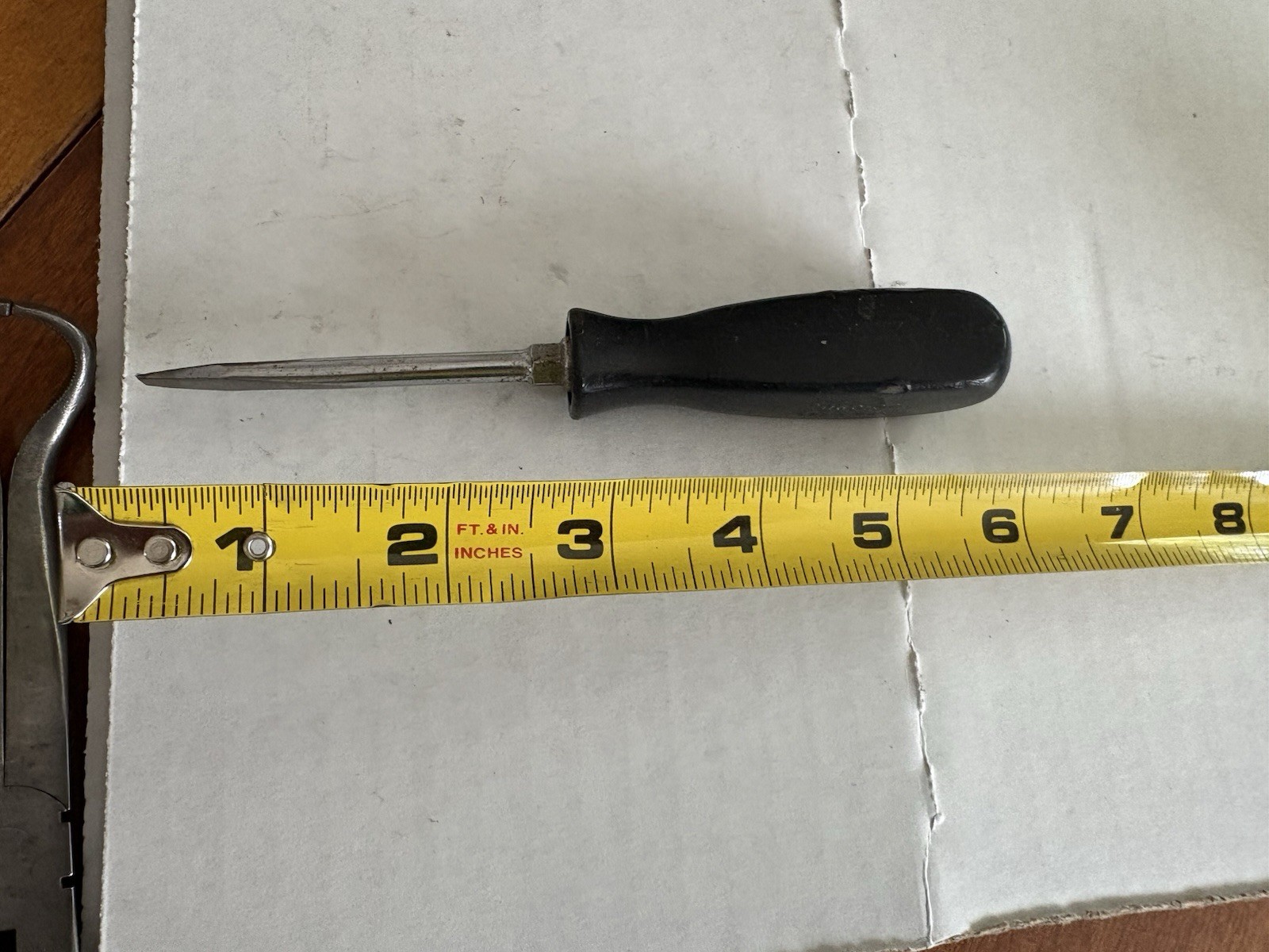 Vtg. Snap-on SSD2 Flat Slotted Screwdriver Hard Black Handle USA Pro Hand Tool Vtg. Snap-on SSD2 Flat Slotted Screwdriver Hard Black Handle USA Pro Hand Tool