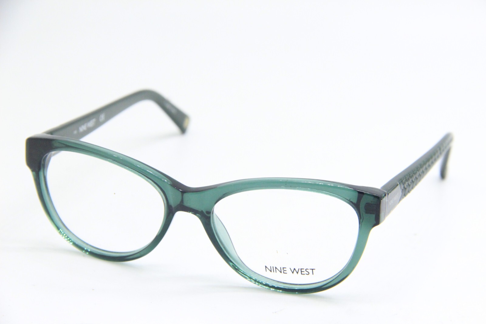 NEW NINE WEST NW 5111 324 CLEAR GREEN AUTHENTIC FRAMES EYEGLASSES 51-16
