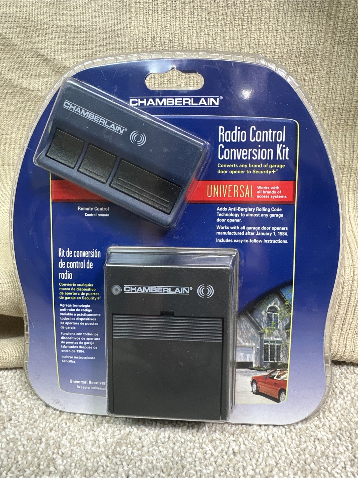 NEW Chamberlain Radio Control Conversion Kit, Universal Garage Door Opener 955D NEW Chamberlain Radio Control Conversion Kit, Universal Garage Door Opener 955D