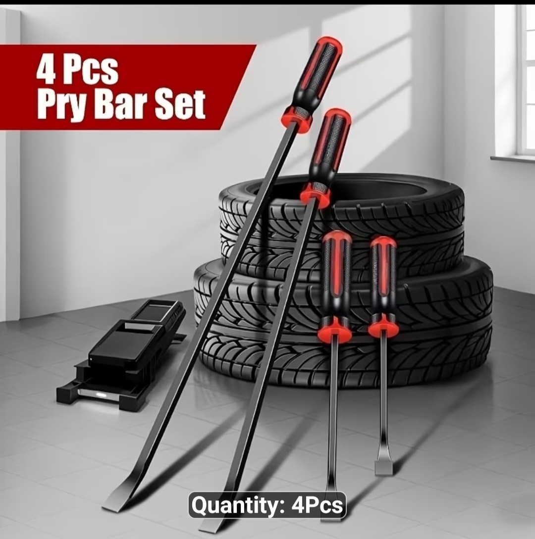 4 Pcs Pry Bar Set Good For More Than Automotive And Projects Around House 4 Pcs Pry Bar Set Good For More Than Automotive And Projects Around House