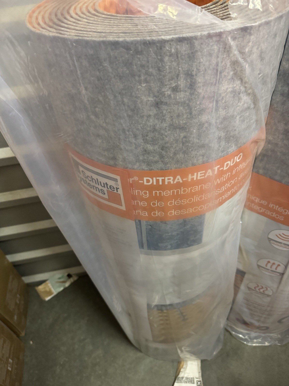 Schluter DHD810M Ditra Heat DUO Uncoupling Floor Membrane 108 Ft² Roll Underlay Schluter DHD810M Ditra Heat DUO Uncoupling Floor Membrane 108 Ft² Roll Underlay