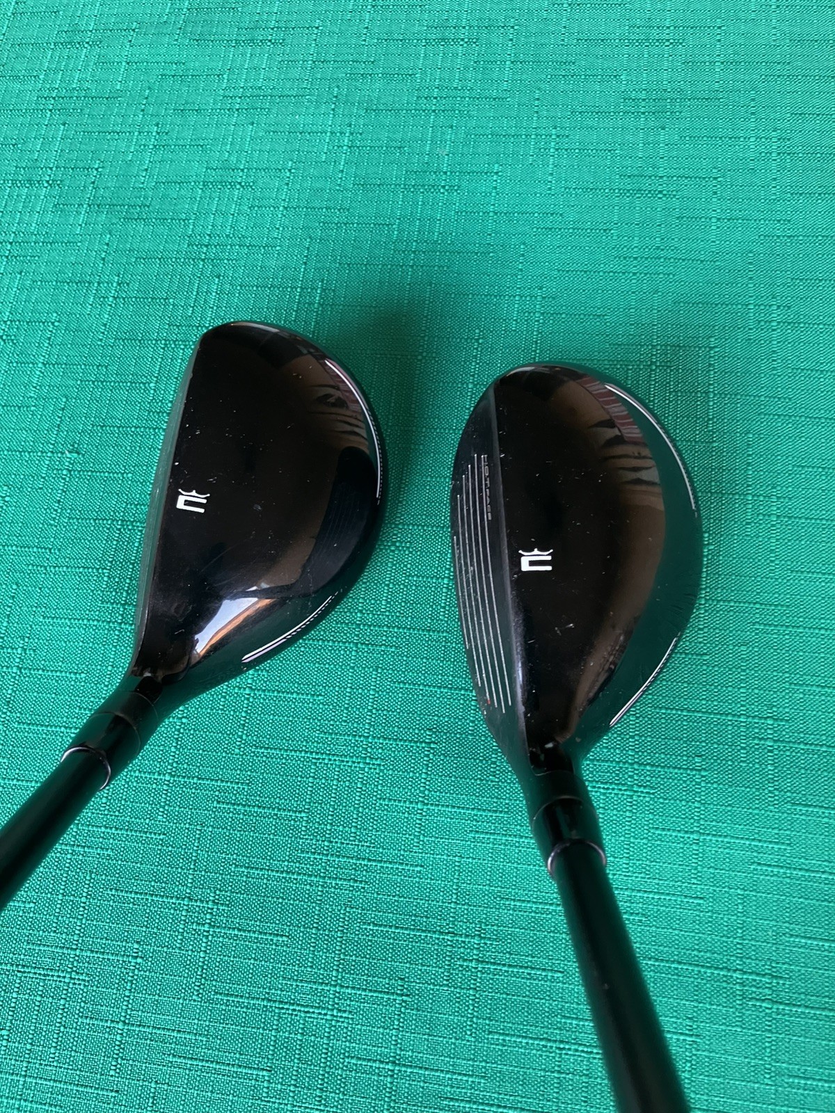 Cobra LTDx Hybrid Set RH L Flx 5 & 6 Hybrids 24°& 28° KBS PGI 55 Graphite shafts Cobra LTDx Hybrid Set RH L Flx 5 & 6 Hybrids 24°& 28° KBS PGI 55 Graphite shafts