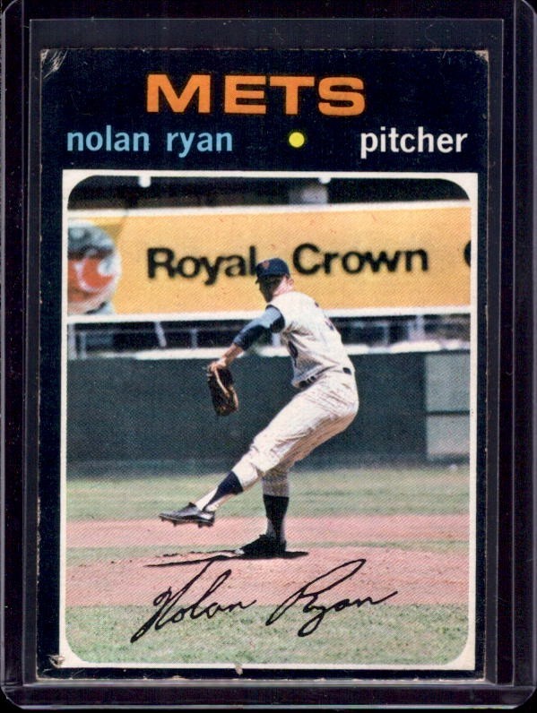 NOLAN RYAN 1971 Topps #513 New York Mets NOLAN RYAN 1971 Topps #513 New York Mets