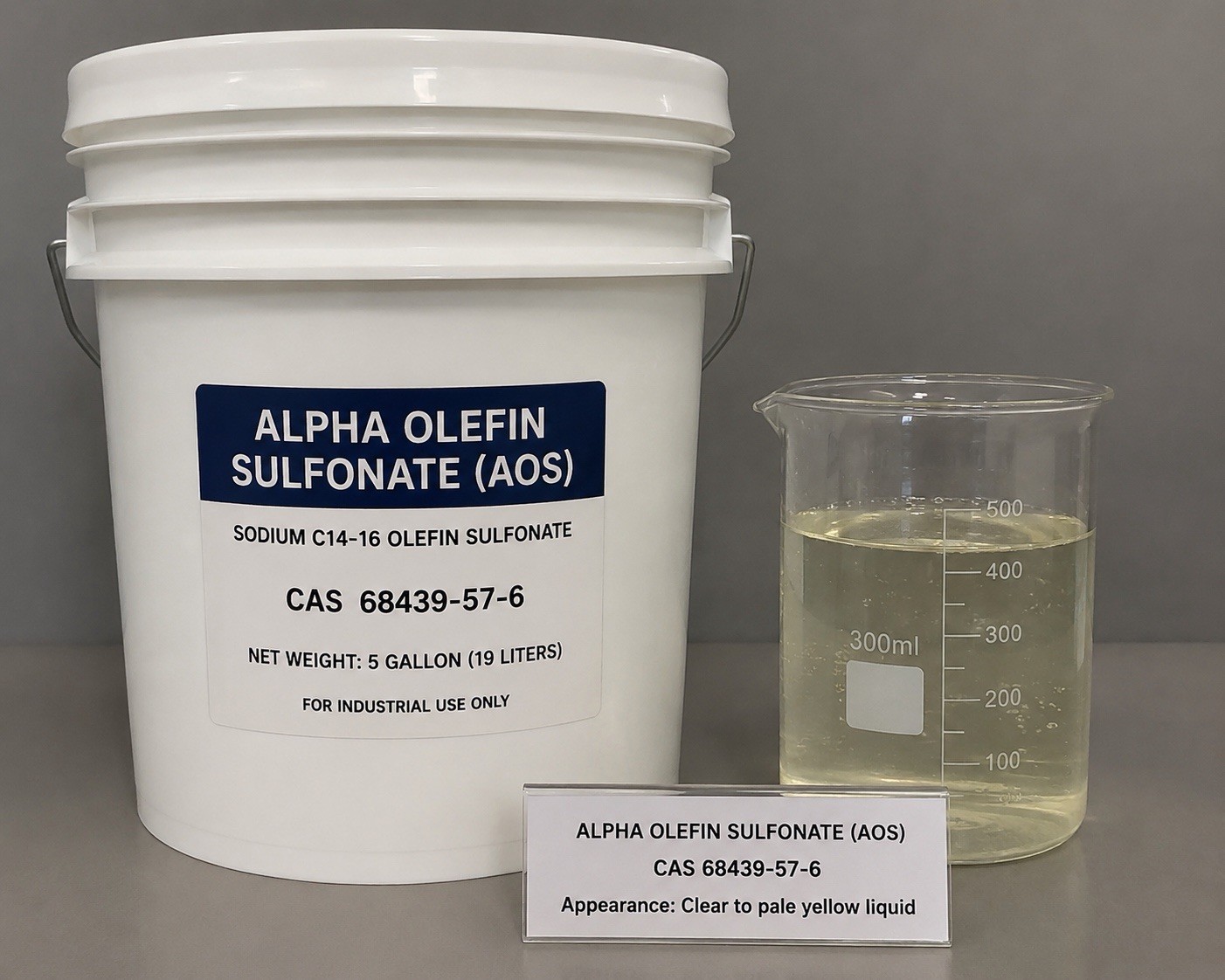 Alpha Olefin Sulfonate (AOS) – Sodium C14-16 Olefin Sulfonate – 5 Gallon