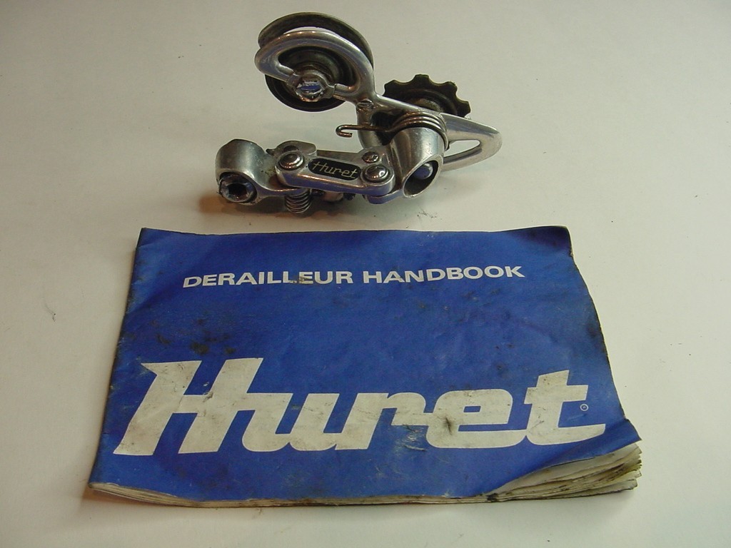 VTG HURET JUBILEE REAR DERAILLEUR WITH HANDBOOK VTG HURET JUBILEE REAR DERAILLEUR WITH HANDBOOK