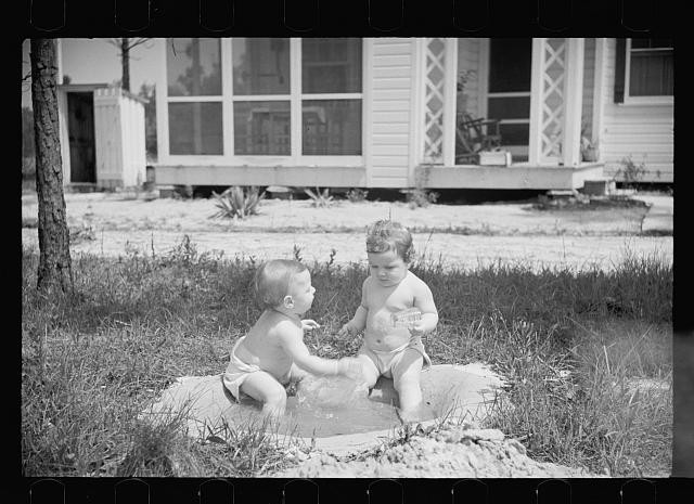 Penderlea Homesteads North Carolina 1930s Homesteader Children Playing
