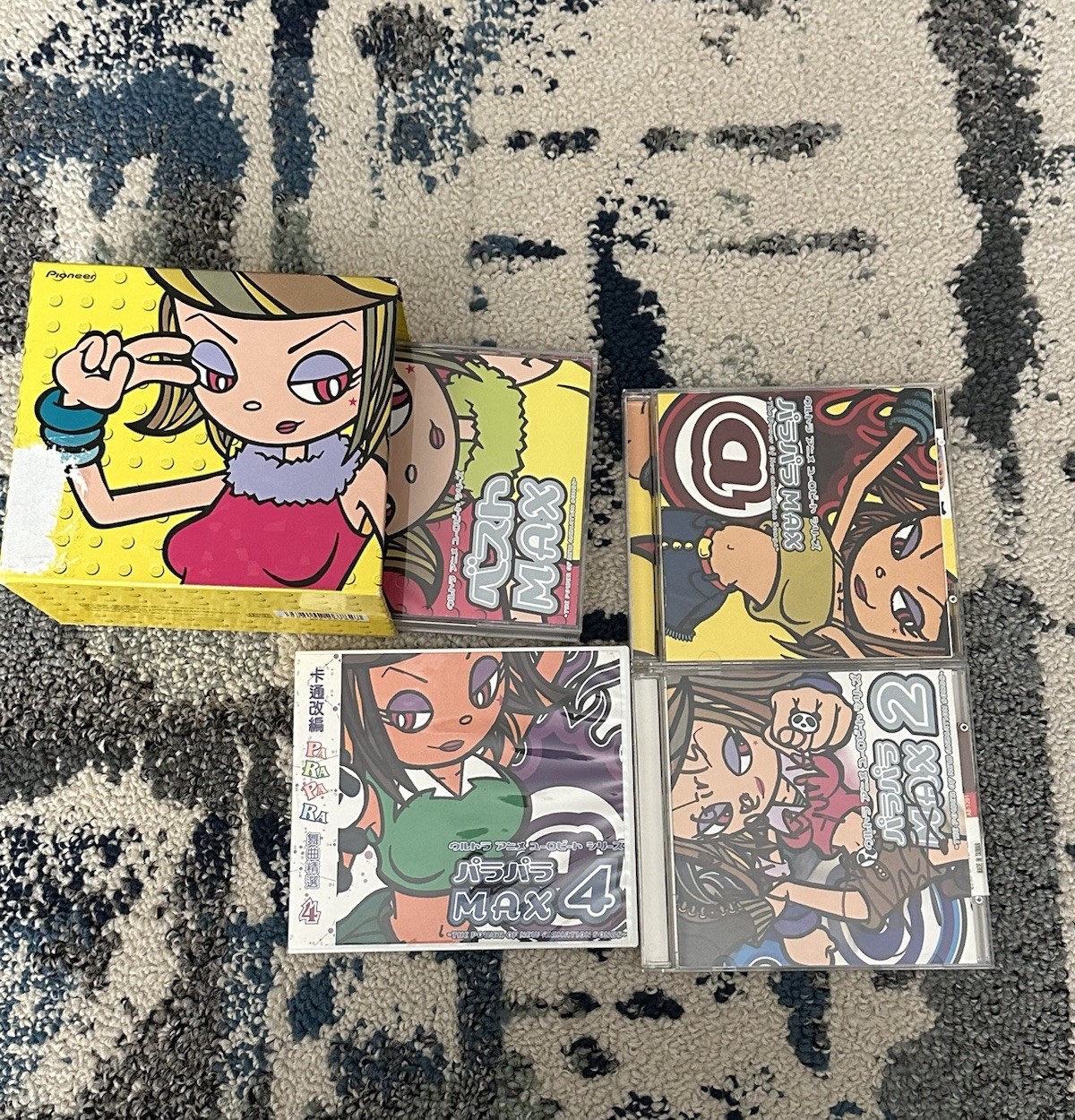 ParaPara MAX Japanese Dance Music CD Lot of 5 w/ Box Japan Sign CD Included ParaPara MAX Japanese Dance Music CD Lot of 5 w/ Box Japan Sign CD Included