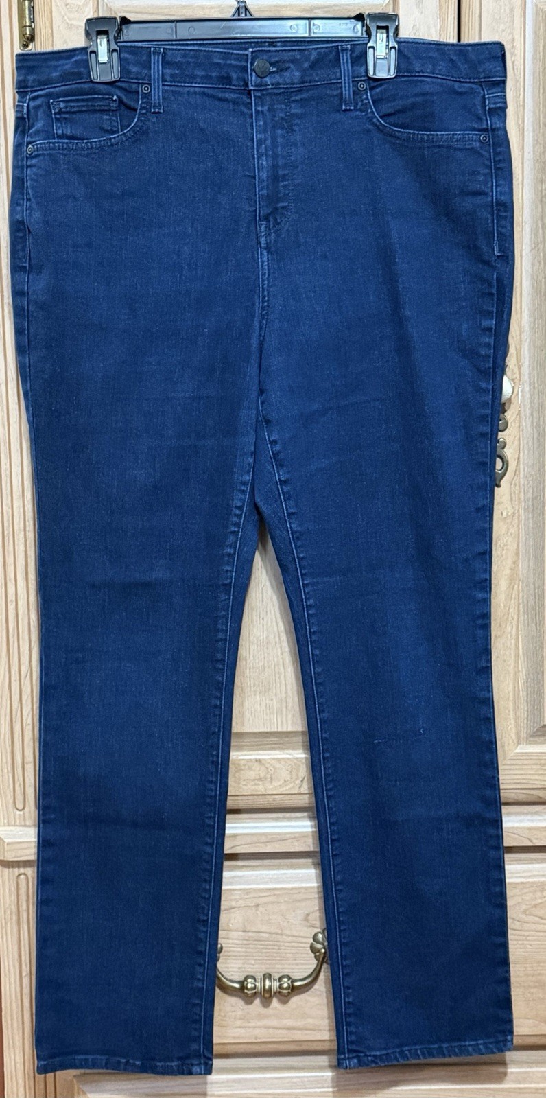 NYDJ Sheri Slim Jeans Womens 16 Blue Medium Wash Stretch Denim Pants 5 Pockets NYDJ Sheri Slim Jeans Womens 16 Blue Medium Wash Stretch Denim Pants 5 Pockets