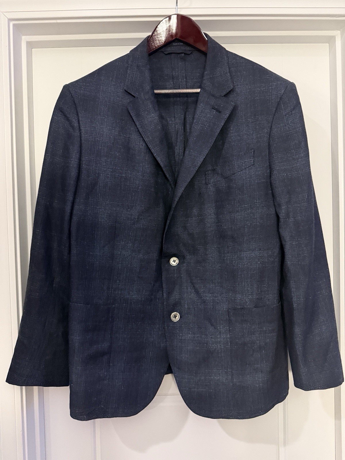 Zegna Men’s Trofeo Wool Blazer Jacket Altered Size 56 MSRP $3390