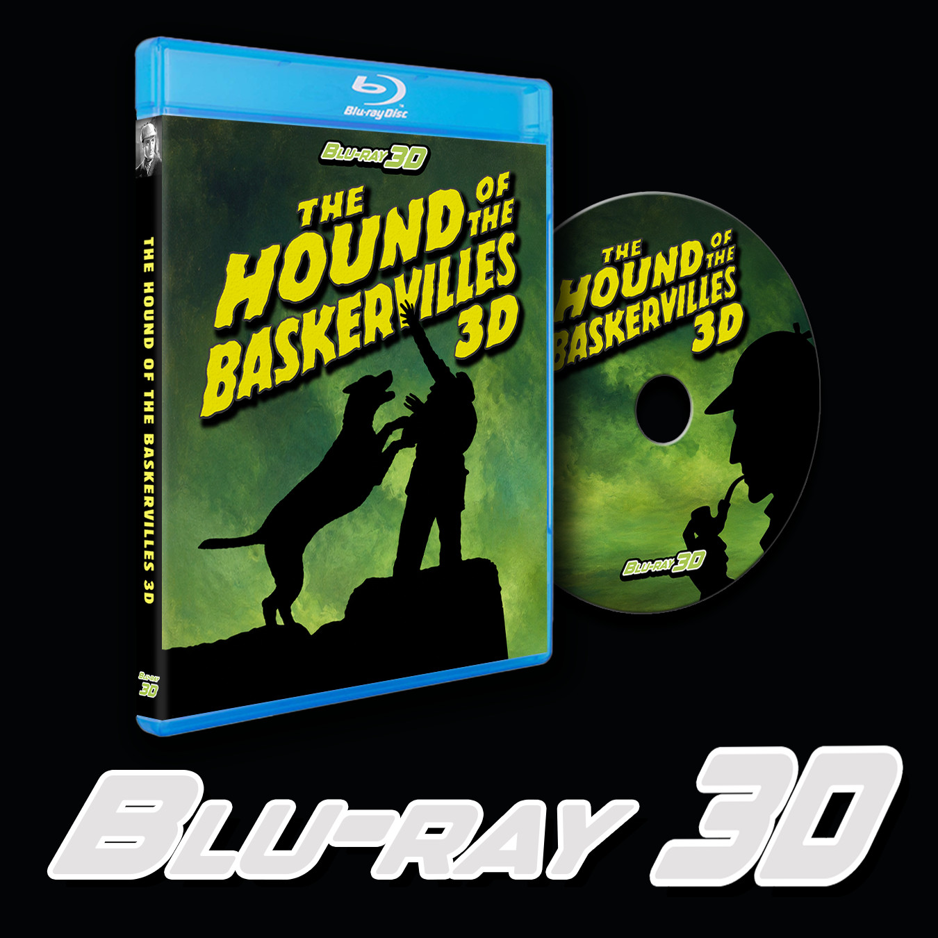 The Hound of the Baskervilles 3D 1939 Sherlock Holmes - Blu-ray 3D - New