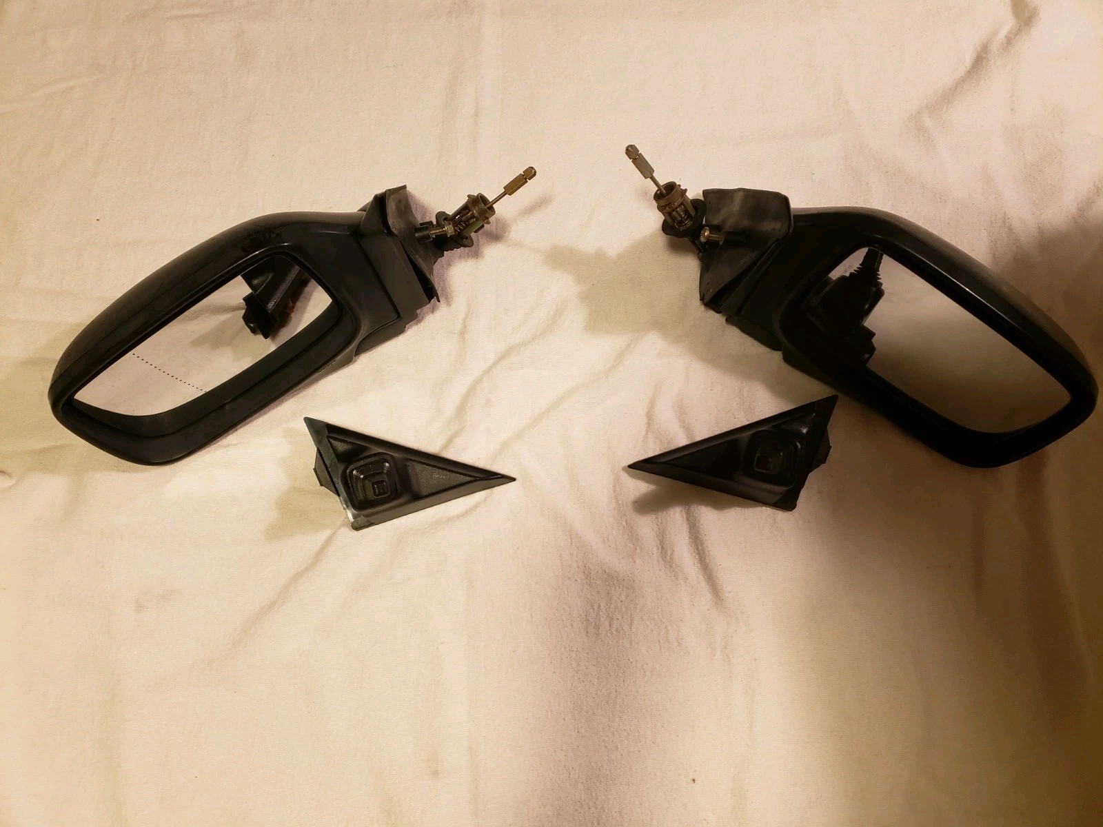 Genuine Volvo 240 245 Manual mirror assemblies Left and Right 1986-1993