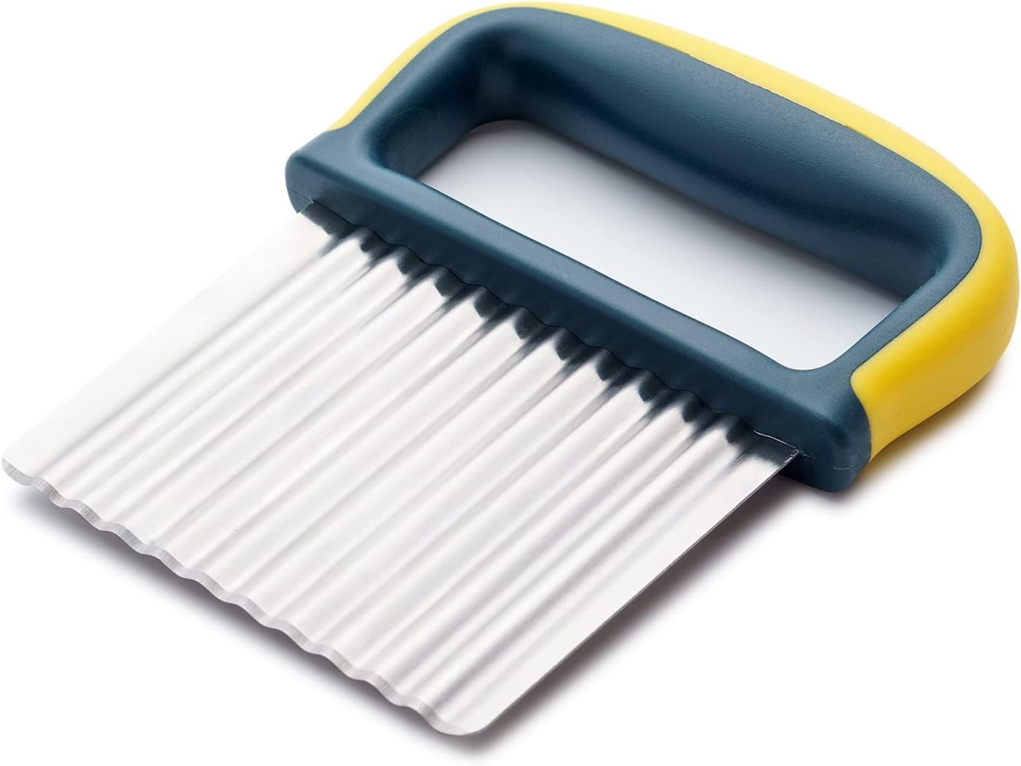 Crinkle Cutter Knife, Potatoes Crinkle Fry Cut and Vegetable Cutter for Veggies