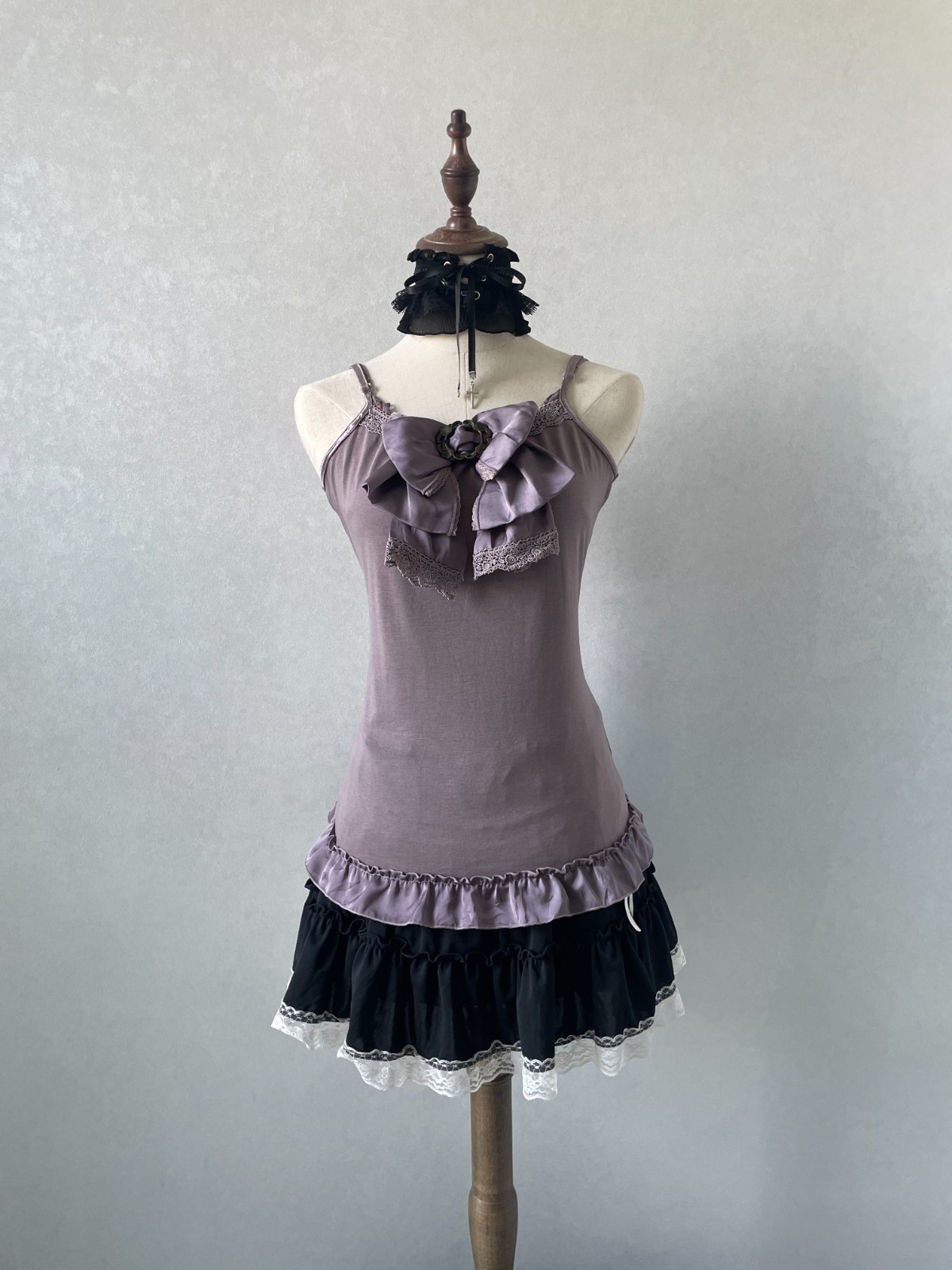 Japanese brand axes femme purple women\'s tank top vintage