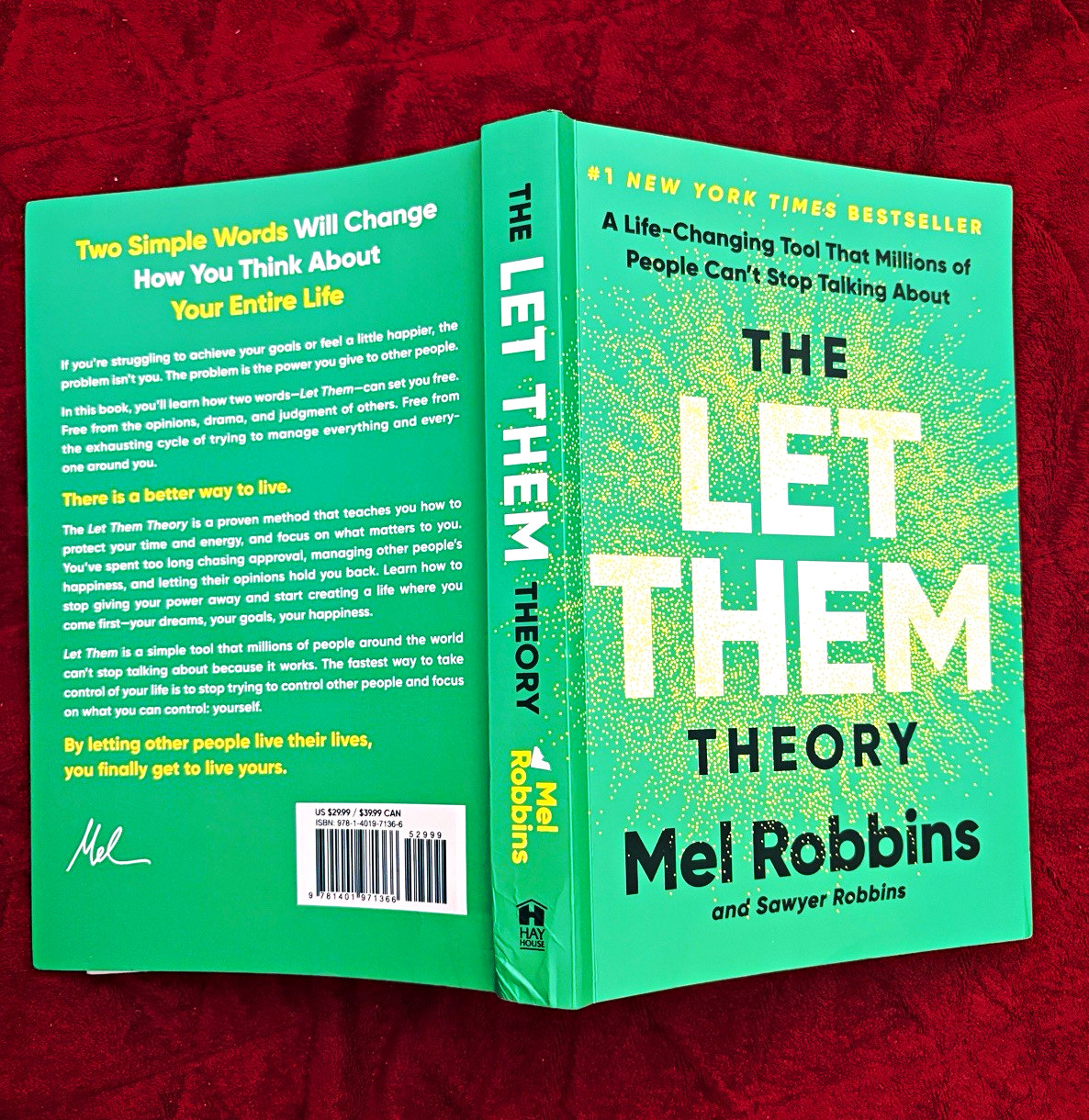 The Let Them Theory by Mel Robbins & Sawyer Robbins perper back