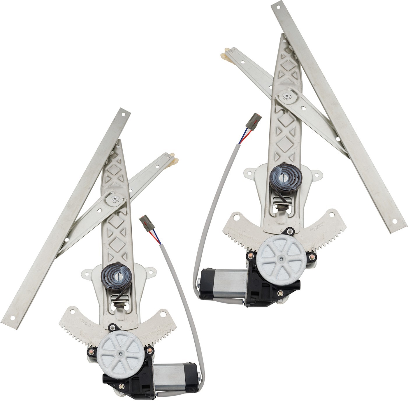 Window Regulators Set of 2 Front Driver & Passenger Side for Continental Pair