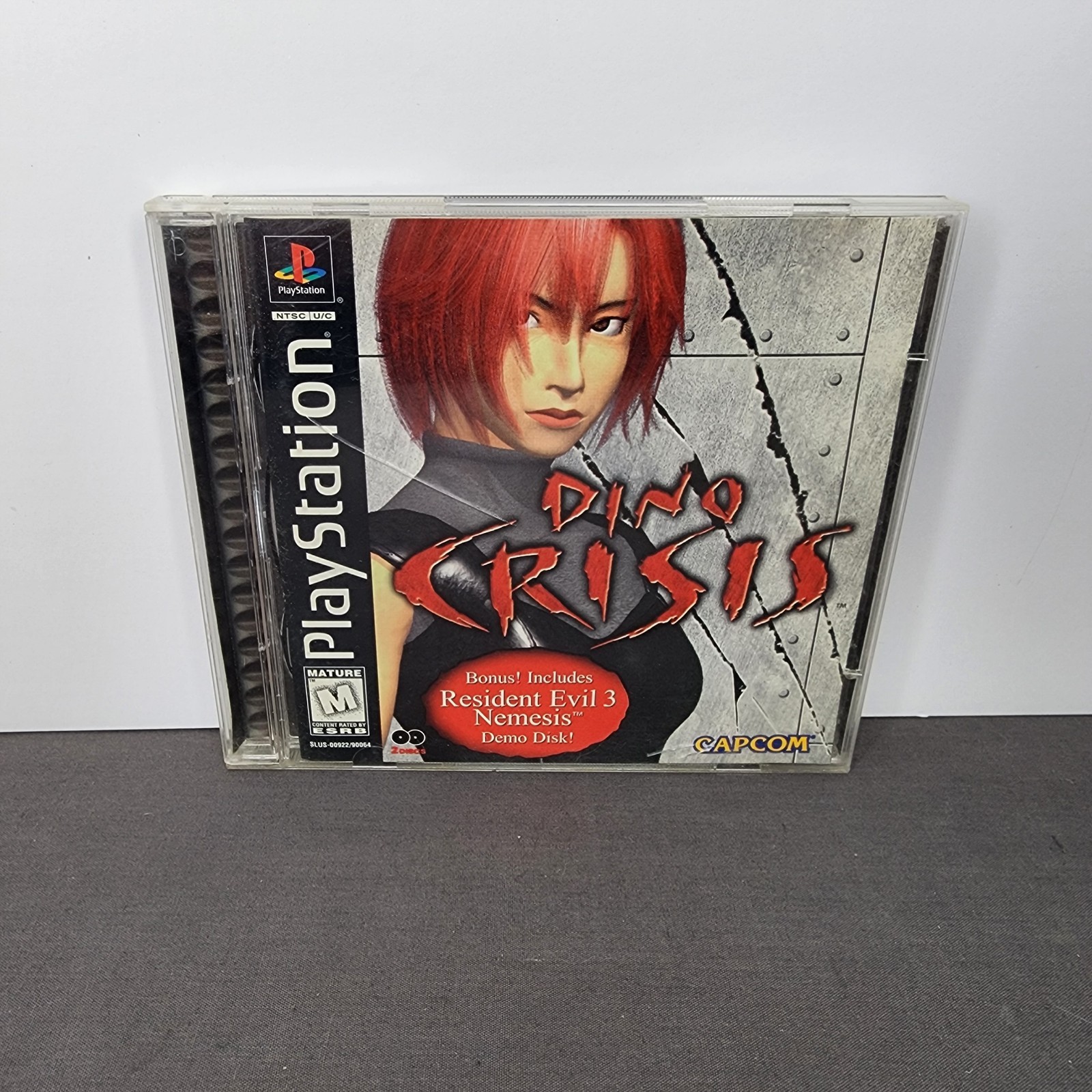Dino Crisis Sony PlayStation 1Black Label With Manual Ps1 with Registration Card Dino Crisis Sony PlayStation 1Black Label With Manual Ps1 with Registration Card