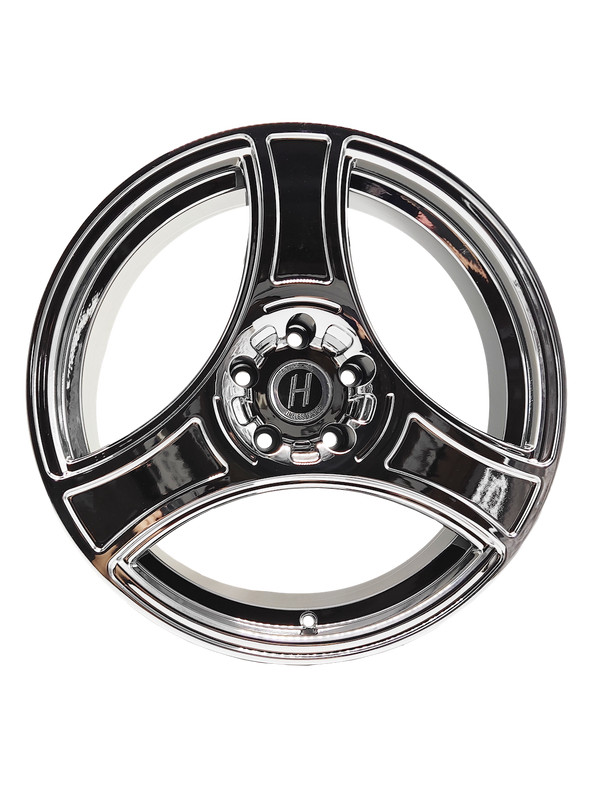 Heritage Wheel BUSHIDO MONOC 18x9.5 5x110 +12 CHROME Rim Heritage Wheel BUSHIDO MONOC 18x9.5 5x110 +12 CHROME Rim